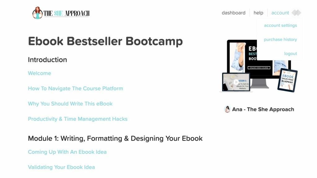 Are you an entrepreneur or solopreneur that has a burning desire to share your knowledge to the world through your written words? Are you considering writing an ebook but not sure where to start? If that sounds like you, then you might want to check out this review on the EBook Bestseller Bootcamp, a self-publishing book course by the She Approach. Let me show you the Ebook Bestseller Bootcamp, what I liked and disliked about this course to help you figure out if it is worth it and the right course for you. 