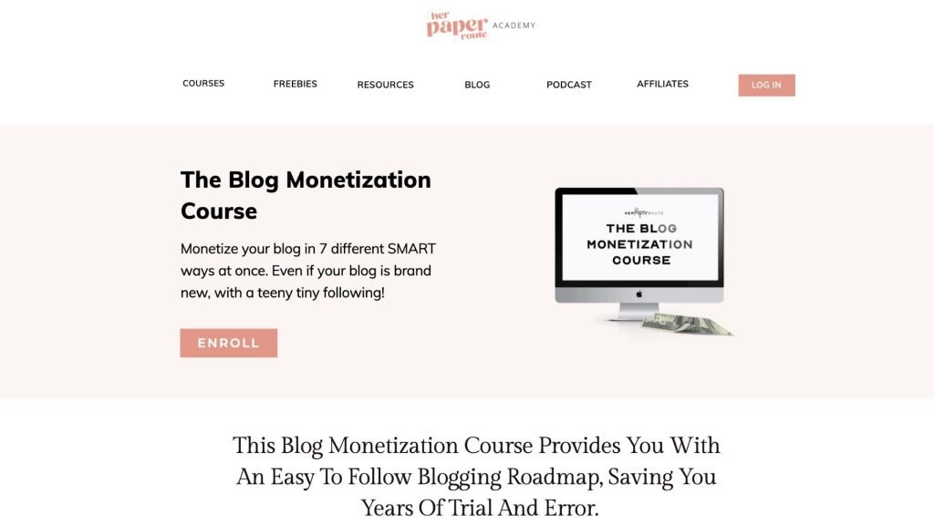 Do you see bloggers making 5, 6-figures a month and wondering how you can implement those skills and do that too? If you want to stop making small ad revenue with Google Adsense and start monetising your blog and bringing in the big bucks, then check out this Blog Monetisation Course Review. Allow me to let you in on what the Blog Monetisation Course by HerPaperRoute is all about if it is right for you and more to help you decide whether or not you should get this course. 