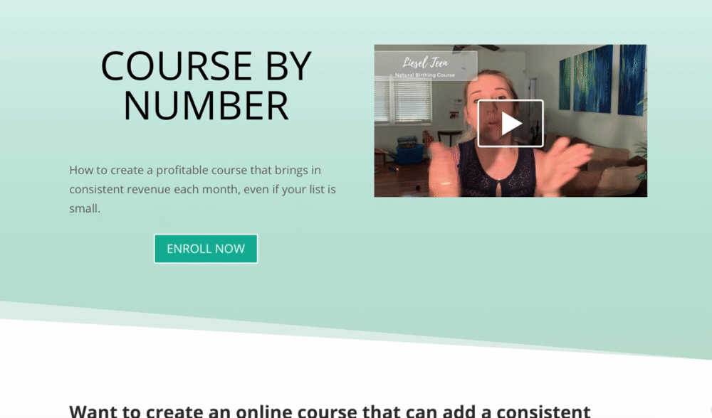 Course by number