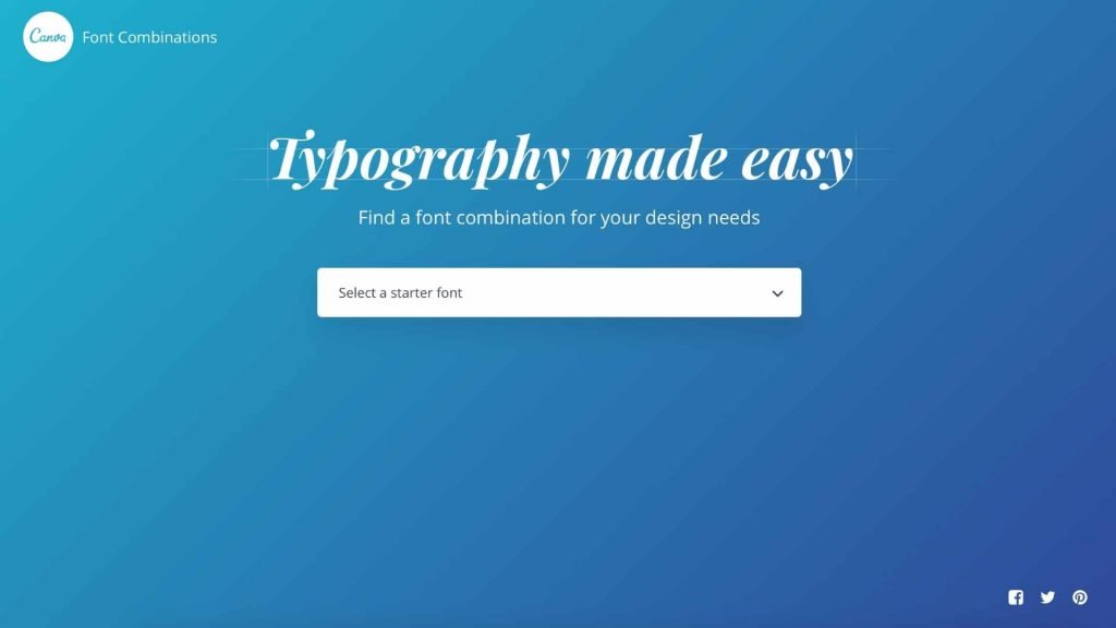 Canva typography