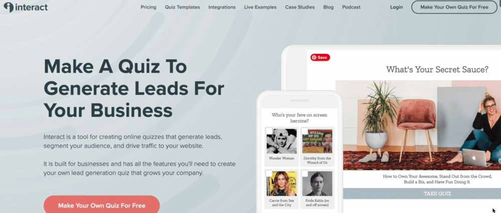 Do you know the quizzes that Buzzfeed has? Don’t they seem to be so intriguing so you just can’t help yourself and want to click on them? Creating quizzes is a good way to attract your target audience, answering a burning question they might have, or helping to give them a customised solution to pain points they might have. Let’s take a look at Interact, a popular quiz review platform. In this Interact review, check out what Interact is, the pros and cons and whether or not you should use it in your marketing efforts.  