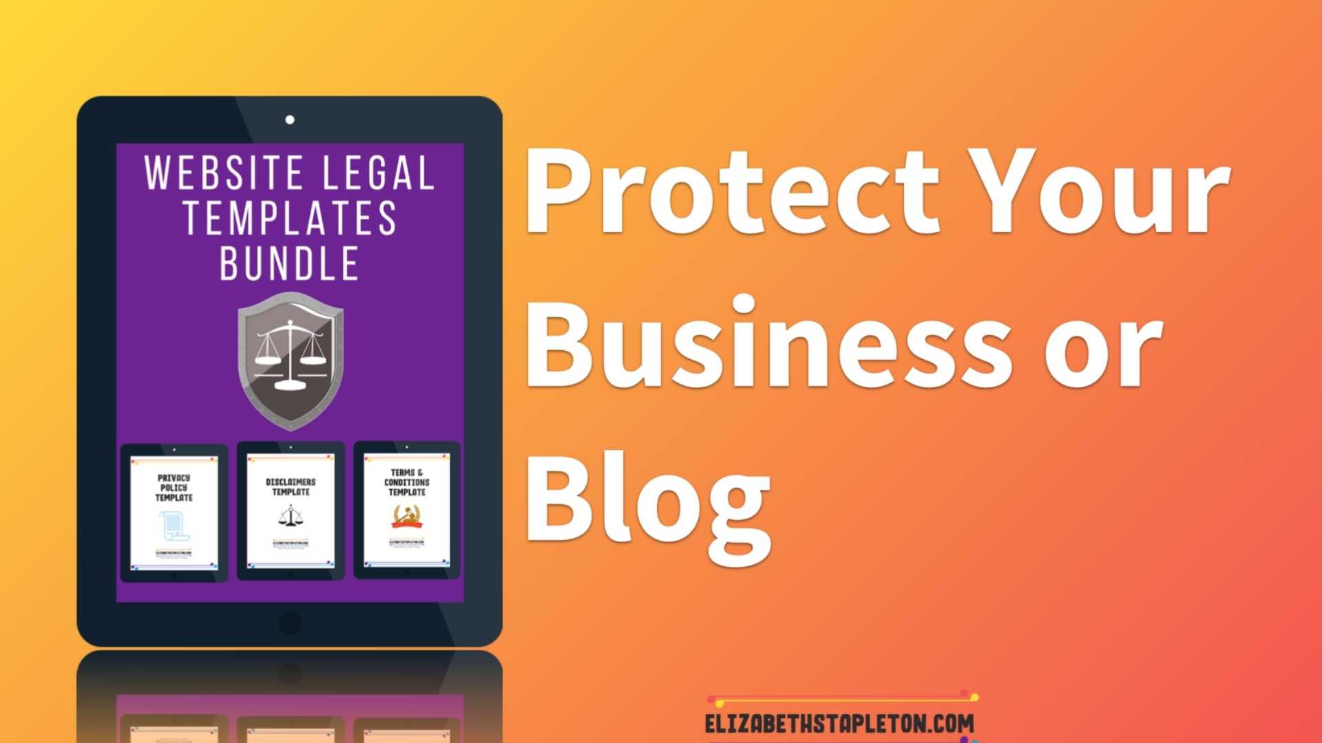 Website Legal Templates Bundle homepage