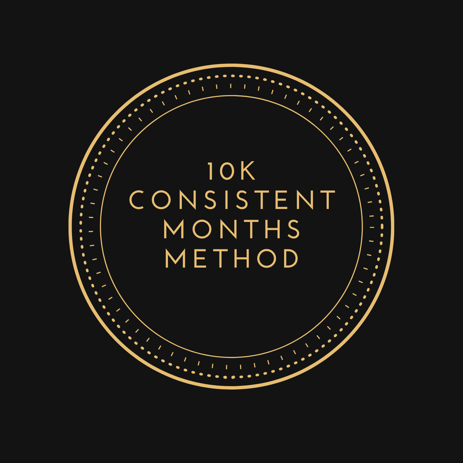 10k consistent months method