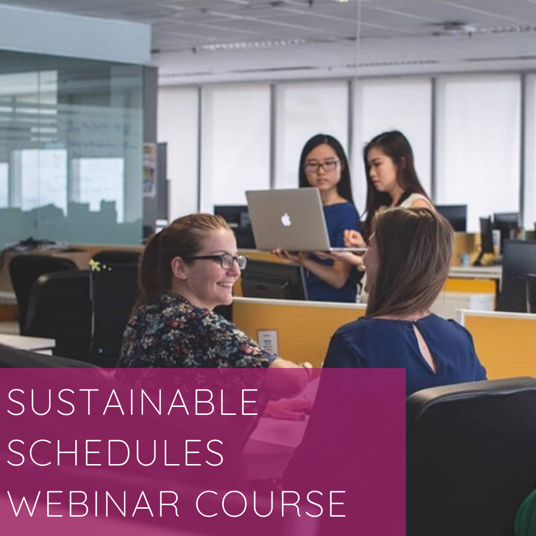Sustainable Schedules Webinar Course (promo)
