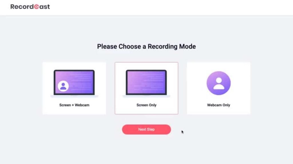 RecordCast screen recording