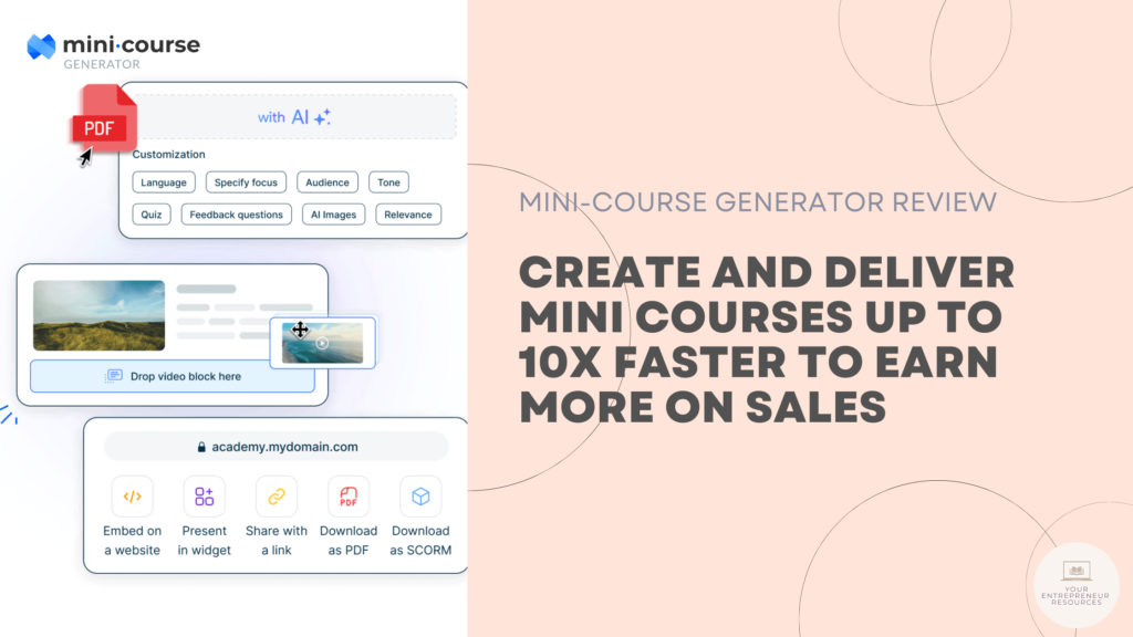 Mini-course generator review