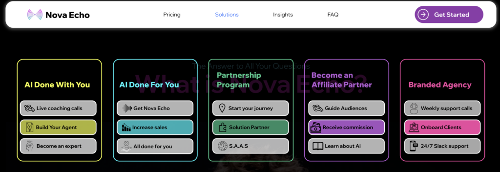 nova echo services