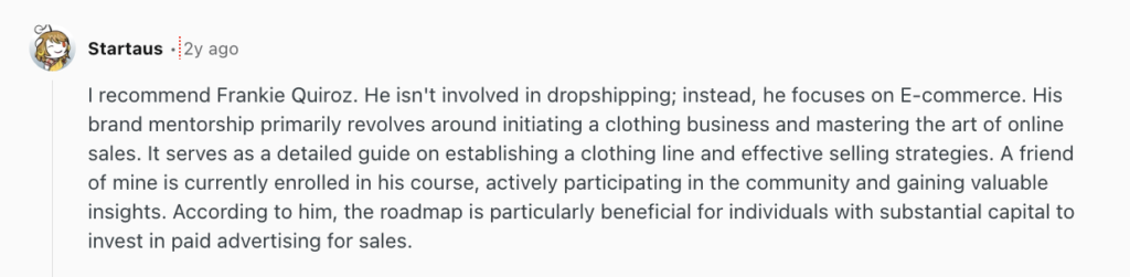 dropshipping courses on reddit