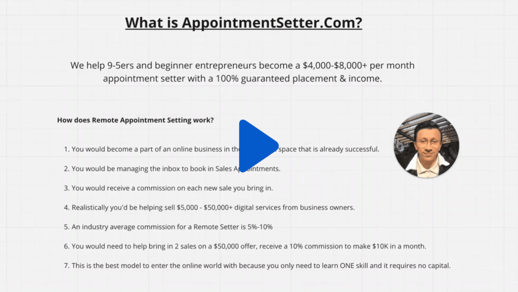 best appointment setter training courses for beginners