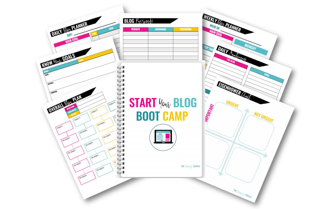 Start Your Blog Boot Camp by The Savvy Couple