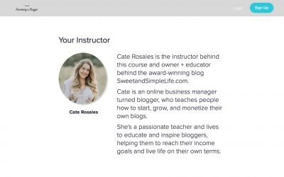 Cate Rosales from Sweet and Simple Life