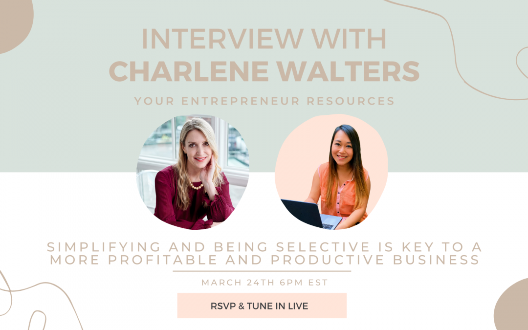 Develop an Entrepreneurial Mindset with Charlene Walters