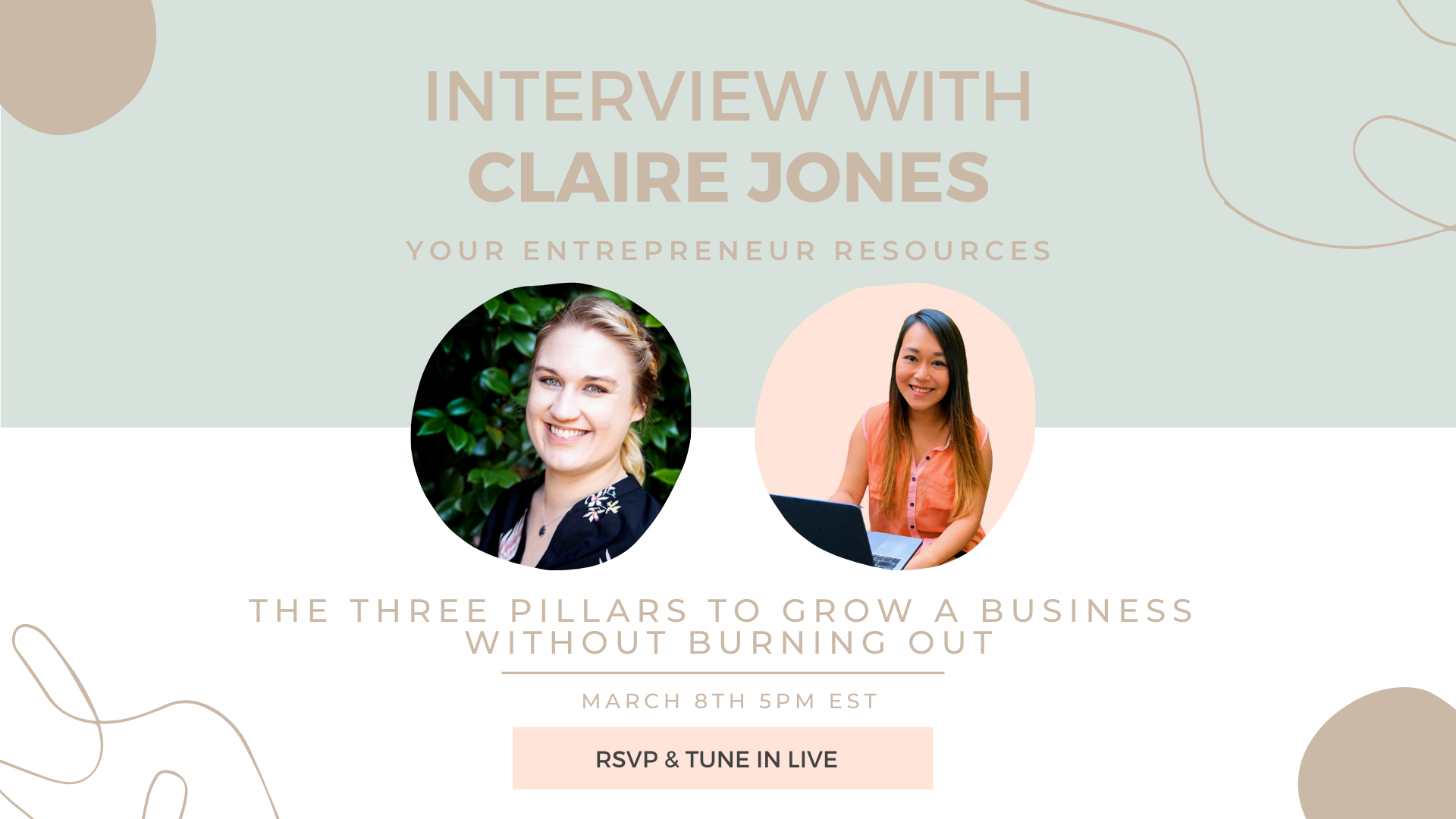 The Three Pillars to Grow a Business without burning out with Claire Jones