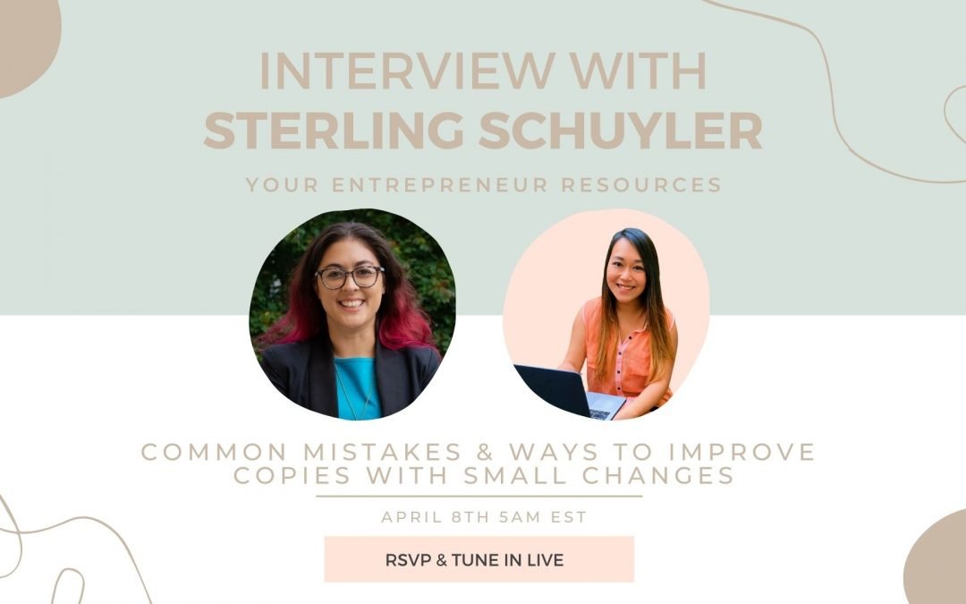 Common Mistakes & Ways to Improve Copies with Small Changes with Sterling Schuyler