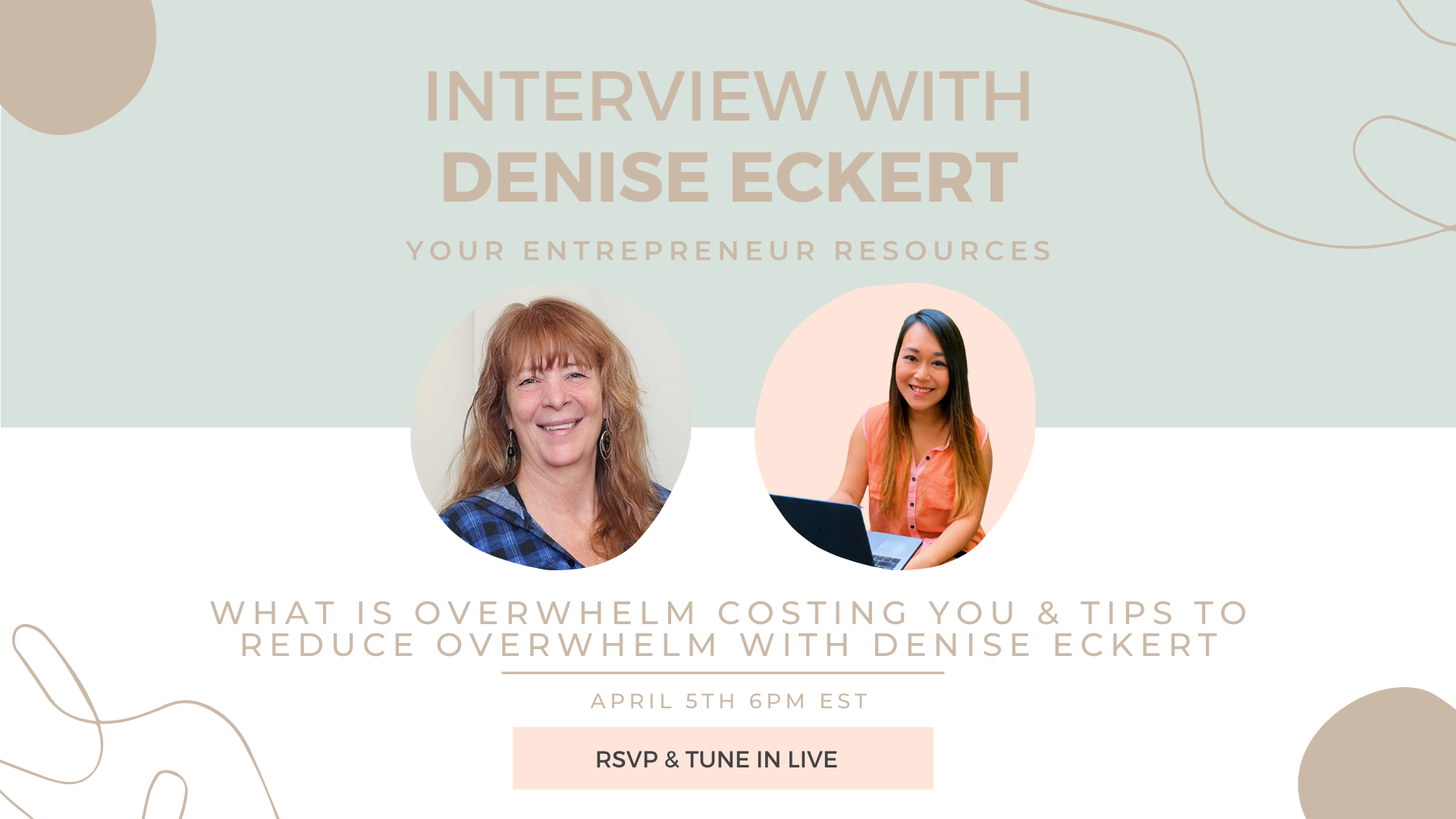 What is Overwhelm Costing you & Tips to Reduce Overwhelm with Denise Eckert