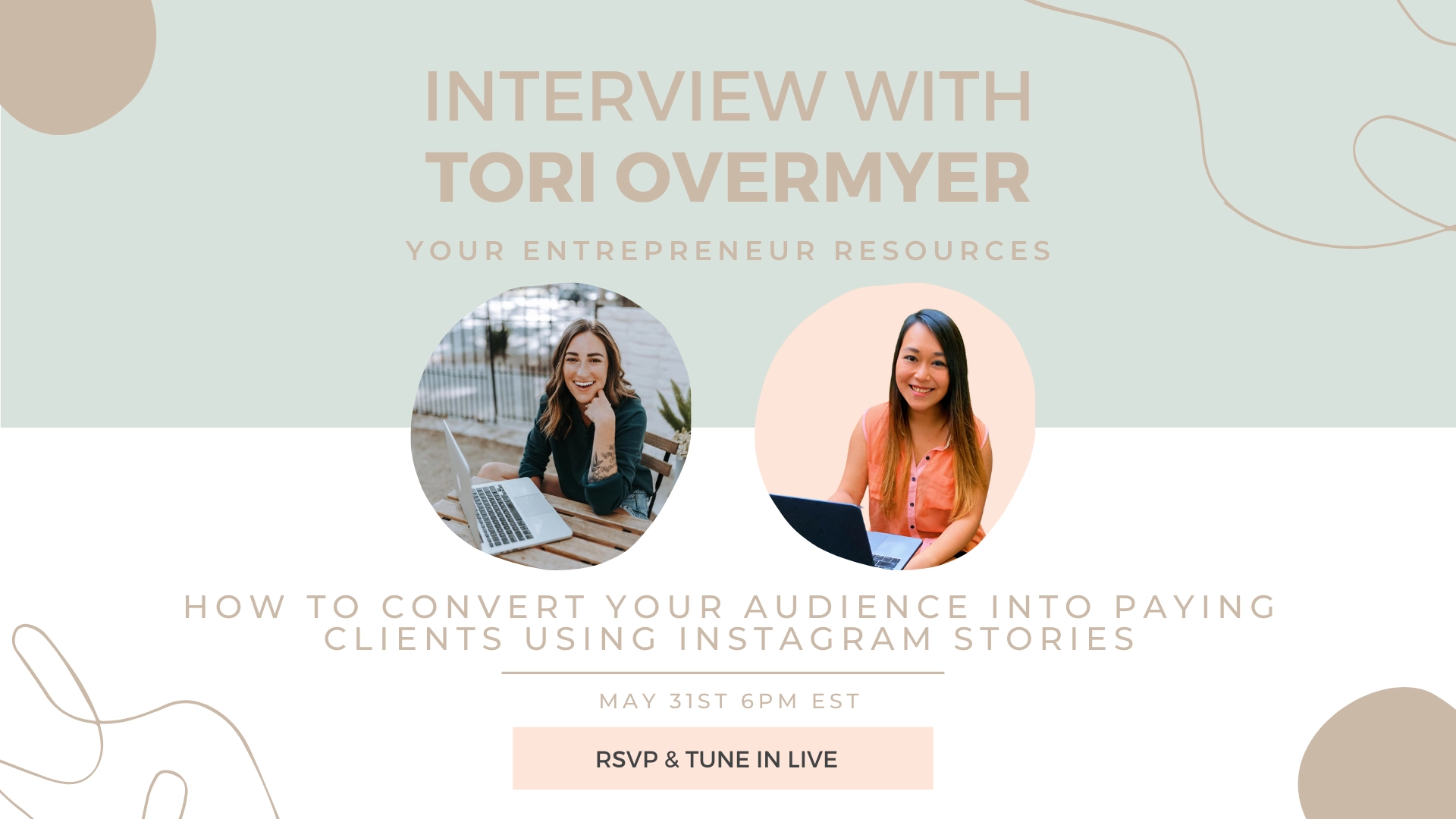 How to convert your audience into paying clients using Instagram stories with Tori Overmyer