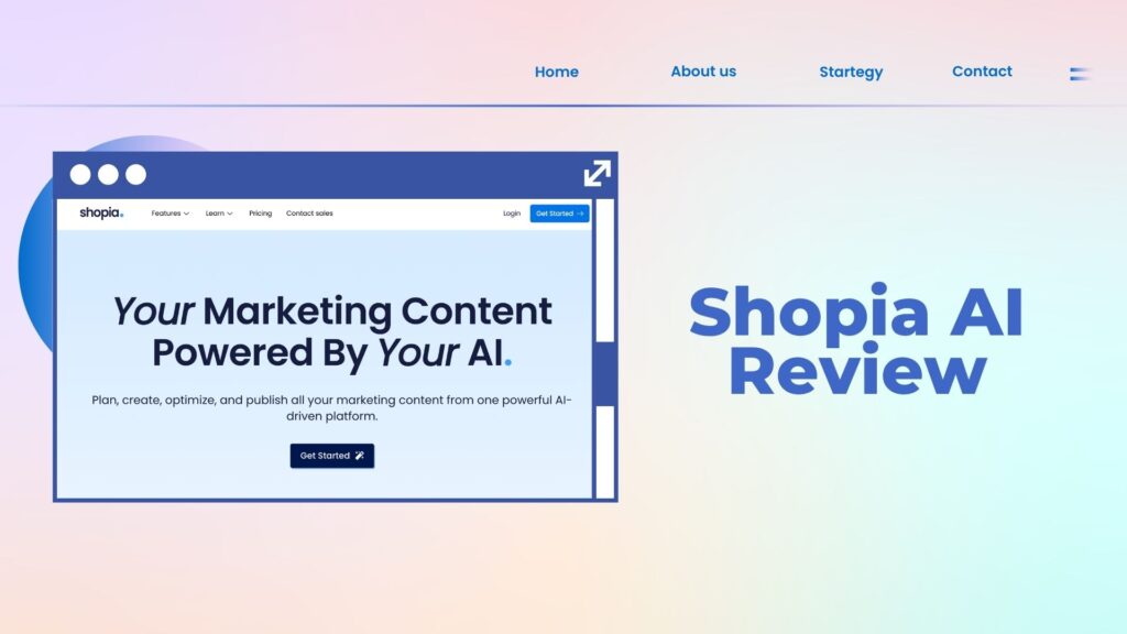 Shopia AI Review: Can It Really Take the Grind Out of Ecommerce Copy? Shopia AI Review After giving it a full spin, here’s what I think. In this Shopia AI review, I’ll walk you through what it is, what it does well, where it stumbles, and whether or not it’s worth it for your ecommerce business.